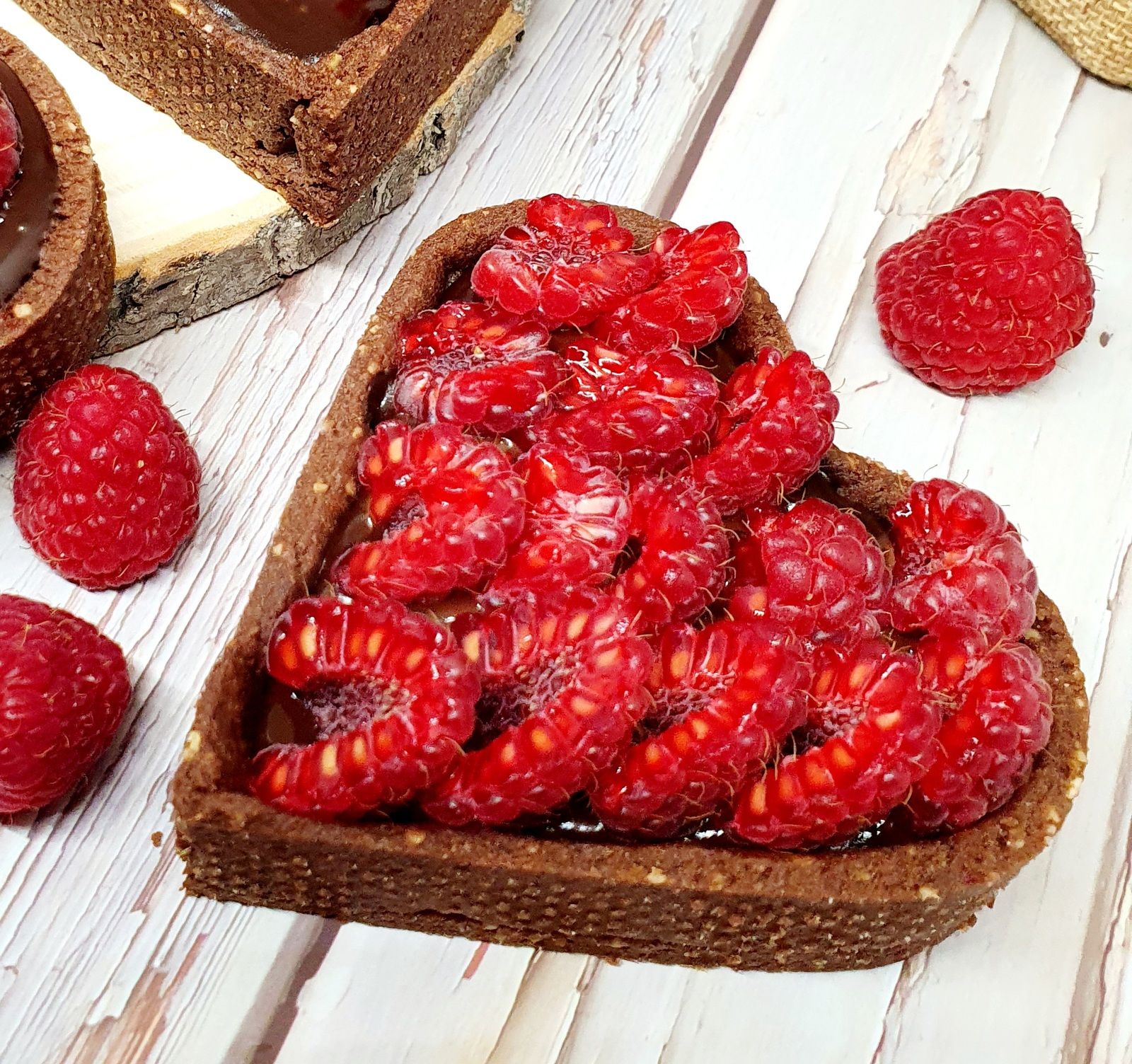 Tartelettes chocolat framboises 