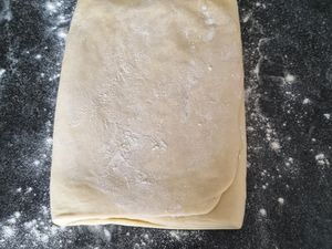 La pâte levée feuilletée