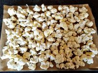 Velouté de chou fleur rôti au pesto de pistache