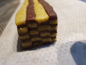 Damiers pistache-chocolat