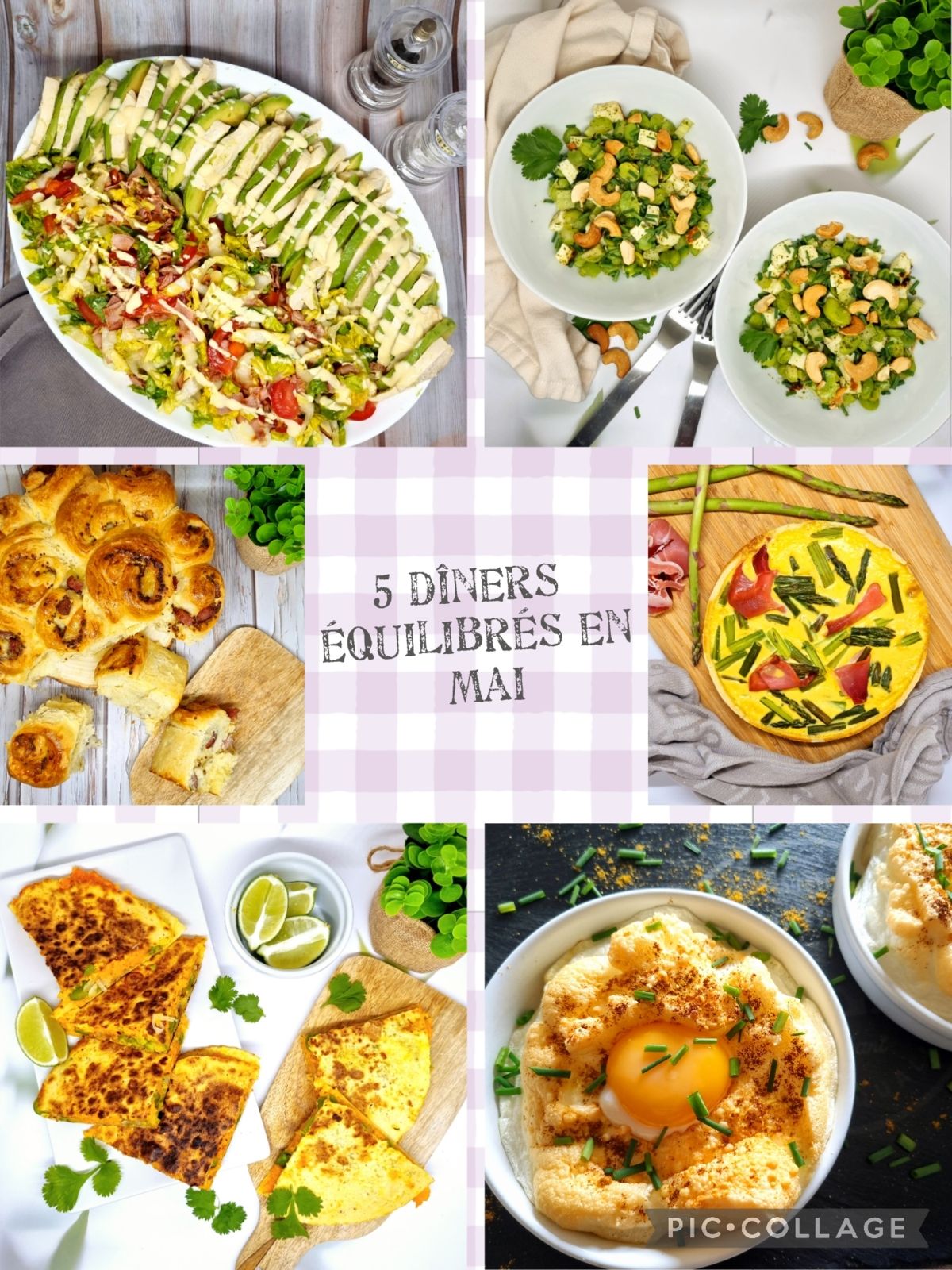 5 dîners équilibrés en mai n°2